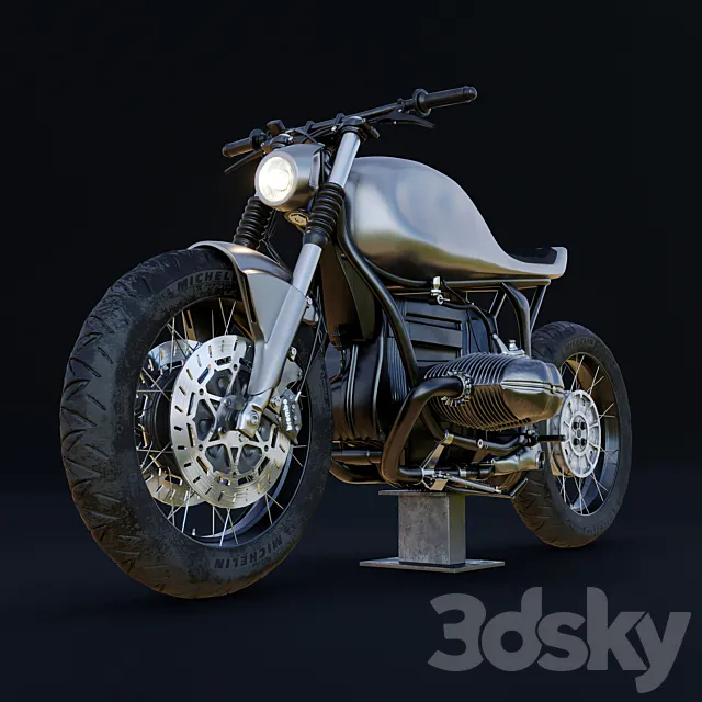 BMW R100R 3DS Max Model