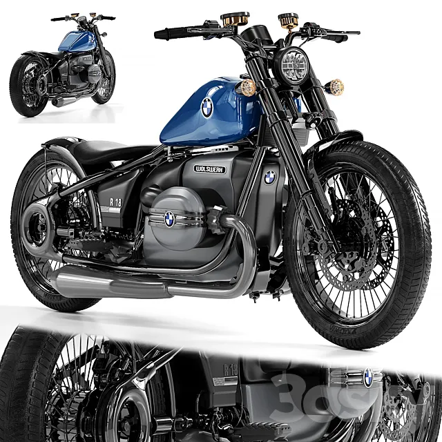 BMW R18 Bobber 3ds Max