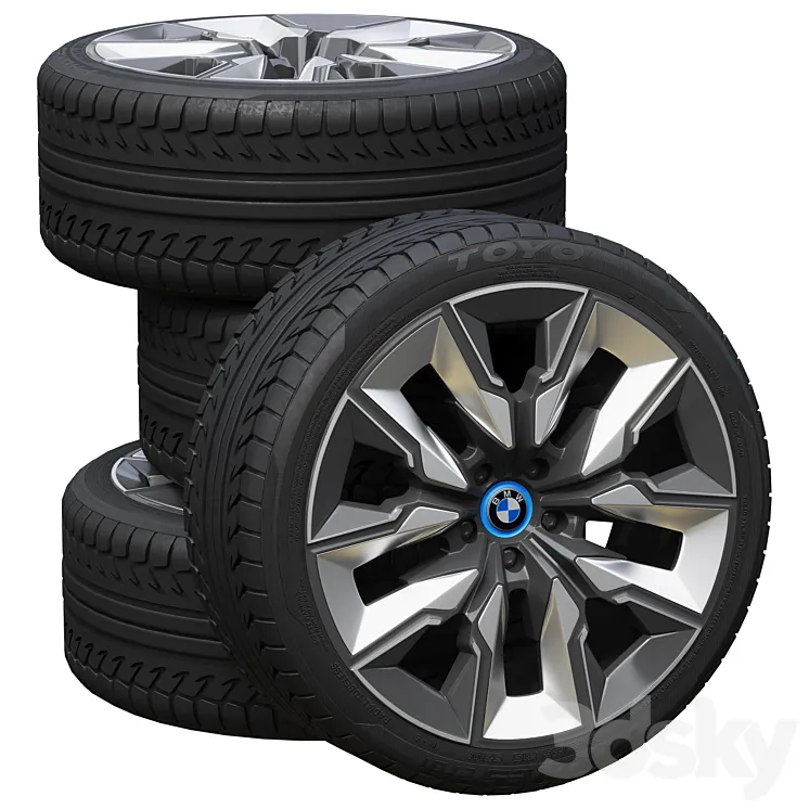 BMW wheels 3DS Max Model
