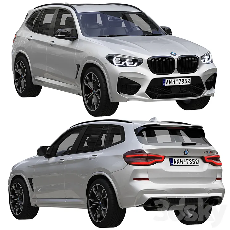 BMW X3 M 3DS Max