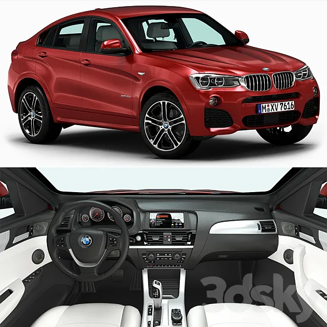 BMW X4 3ds Max