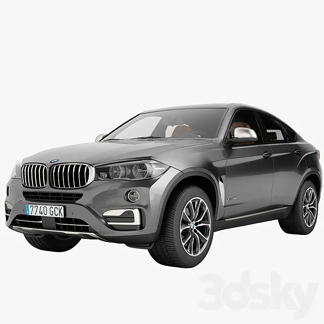 BMW X6 xDrive50i 3DS Max Model