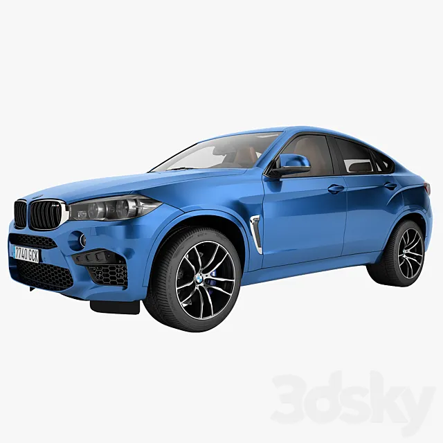 BMW X6M 2015 3ds Max