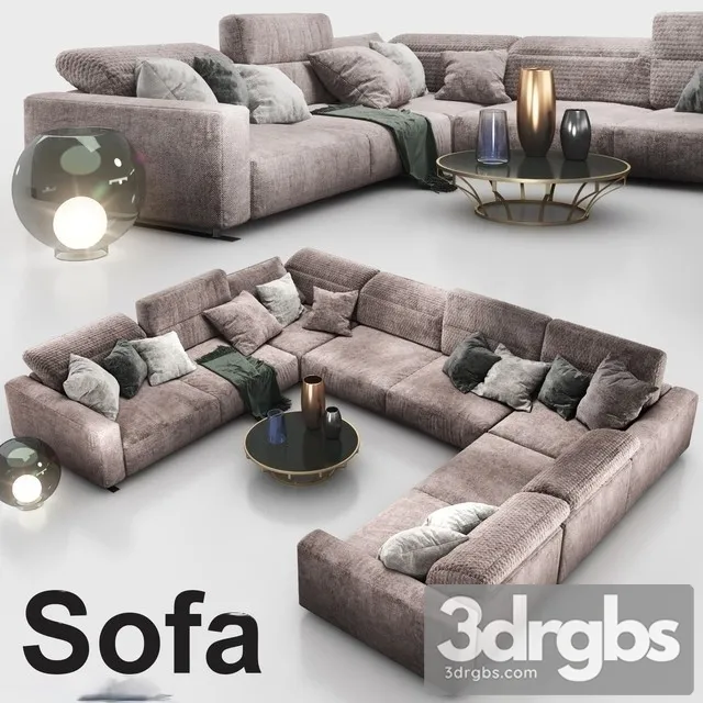 Bo Concept Conner Sofa 3dsmax Download