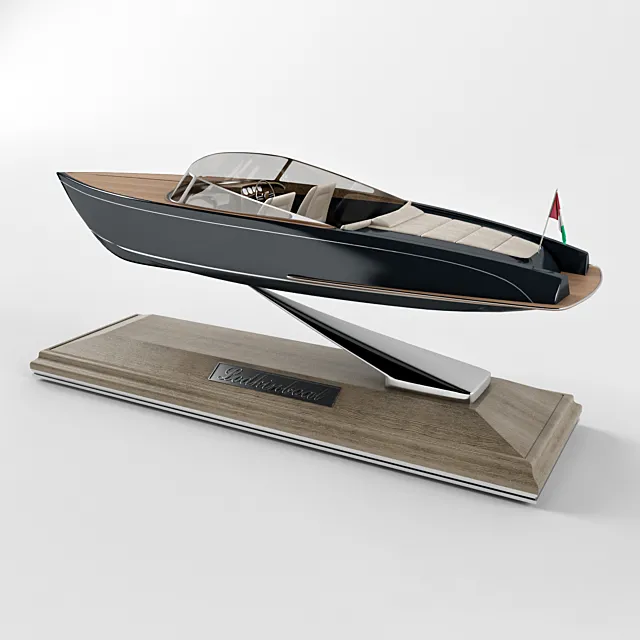 Boat model 3ds Max