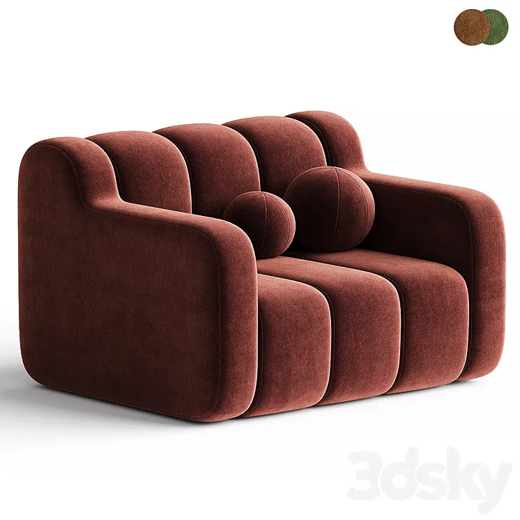 BOB HOME | Armchair By Bla Station 3DS Max