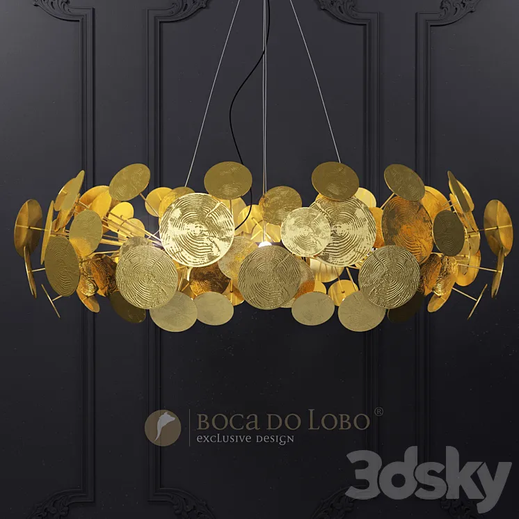 Boca do Lobo \/ NEWTON CHANDELIER 3DS Max Model