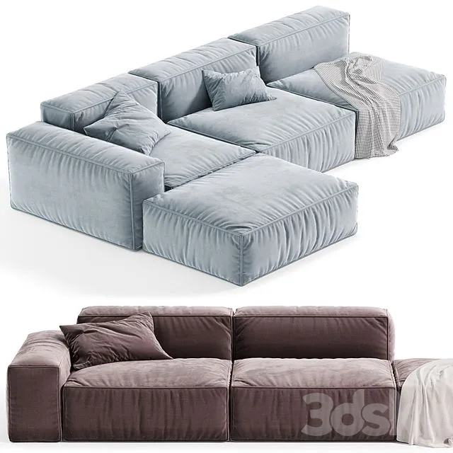 Boca Navi Sofa Set 04 By Boca 3dsMax Model