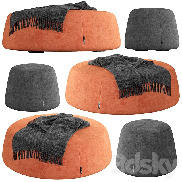 Boca pouf 3DS Max Model