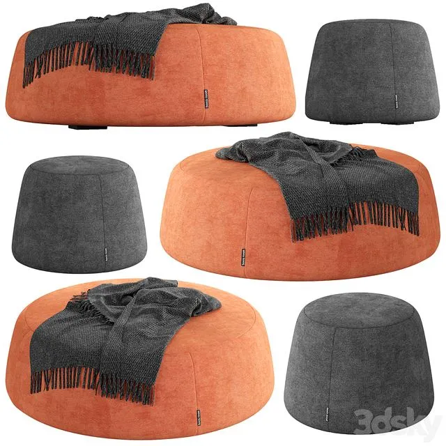 Boca pouf 3dsMax Model
