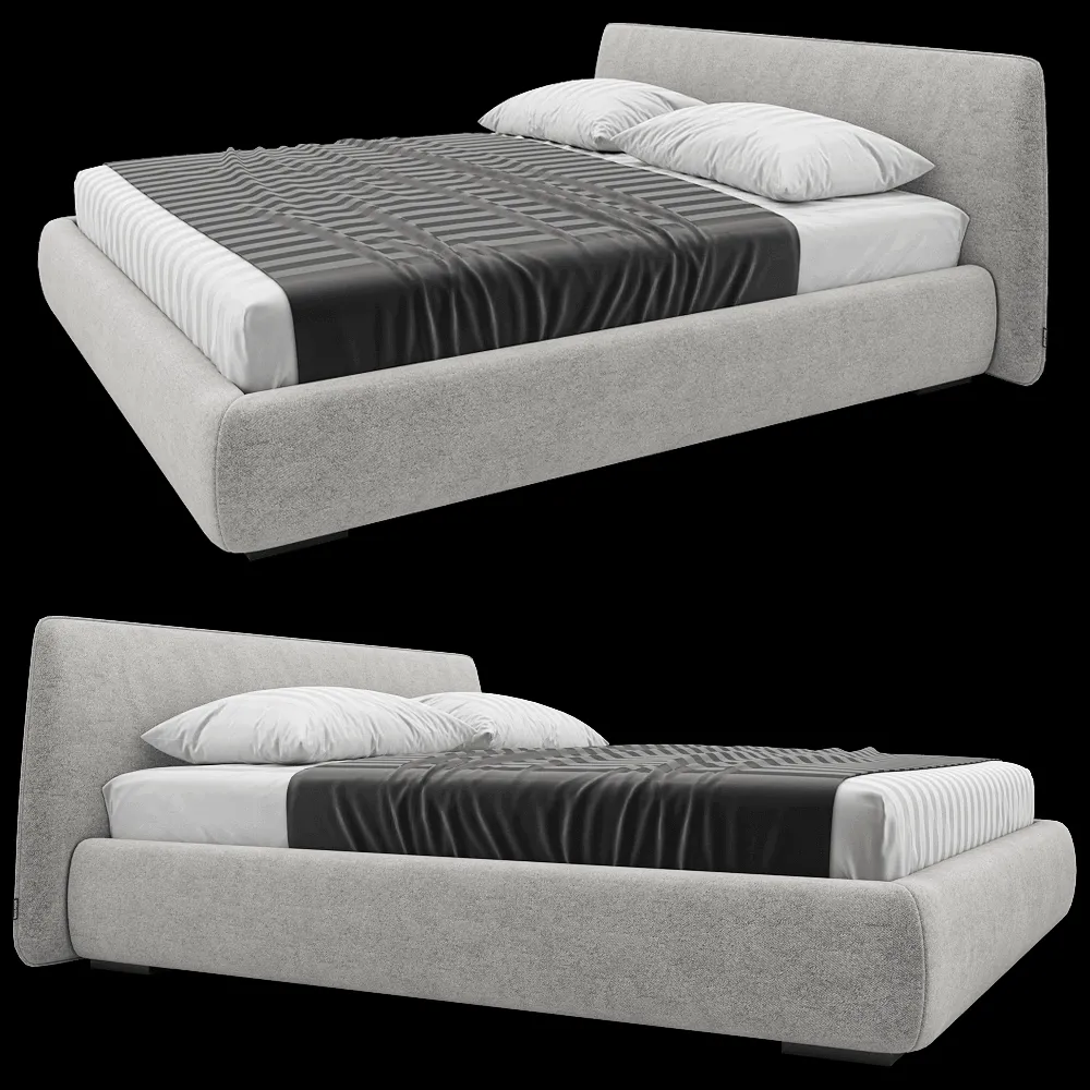 Boca Room – Bed Boca Slimbed 3ds Max