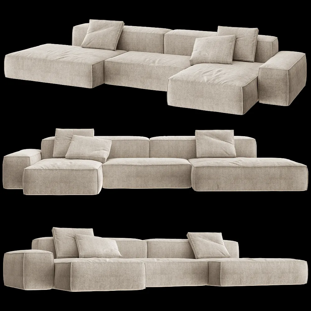 Boca Room – Sofa Boca Navi 3ds Max