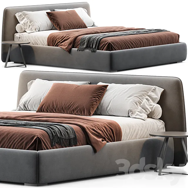 Boca silm bed 3DSMax File