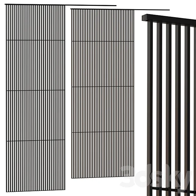 Boca Stripe rack 3ds Max