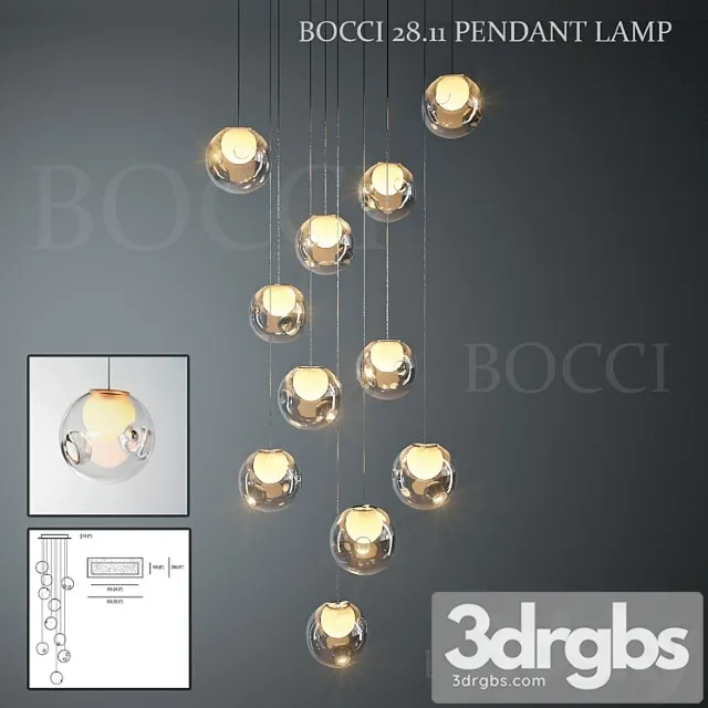 Bocci 28 11 Pendant Lamp Rectangle 3dsmax Download