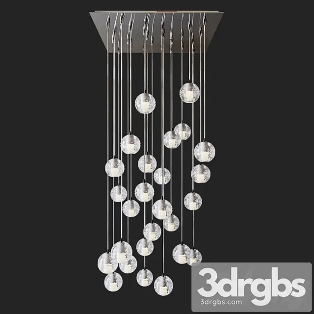 Bocci led crystal glass ball 26 designed by omer arbel in 2005 3dsmax Download