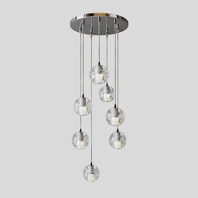 bocci led crystal glass ball 7 designed by omer arbel in 2005 3ds Max