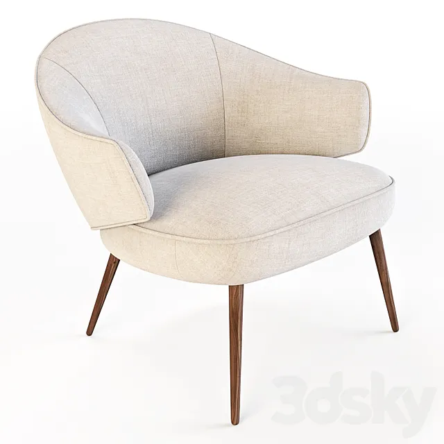 boConcept: ArmChair – Charlotte 3DS Max Model