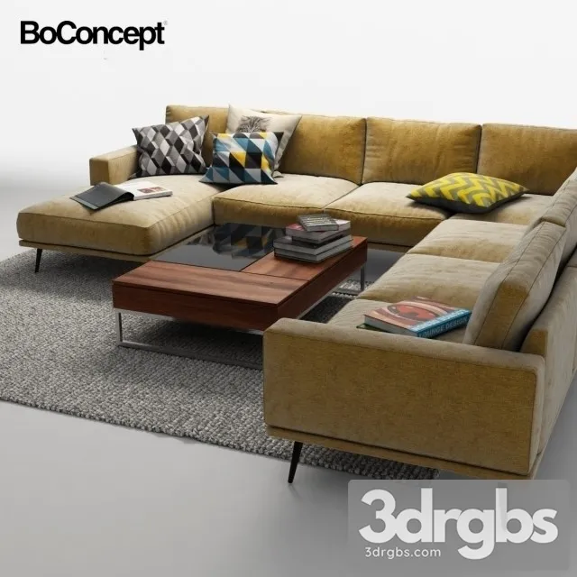 Boconcept Carlton Sofa 03 3dsmax Download