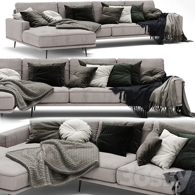 Boconcept Carlton Sofa 3ds Max