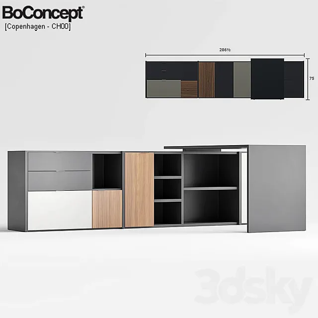 BoConcept Copenhagen 3DS Max Model