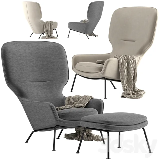 Boconcept-dublin chair 3ds Max