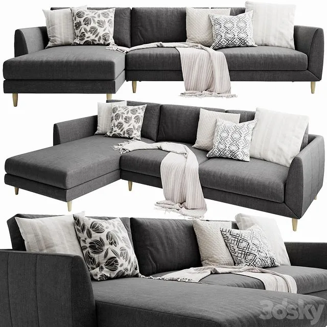 Boconcept fargo chaise lounge 3dsMax Model