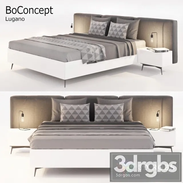 Boconcept Lugano Bed 02 3dsmax Download