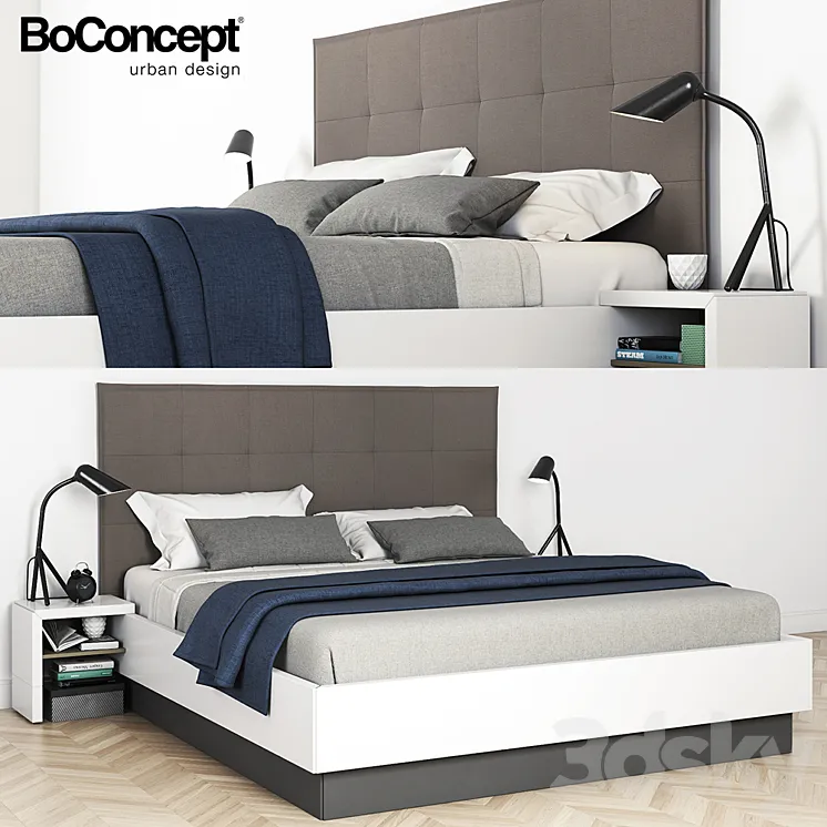 Boconcept Lugano Bed 3DS Max