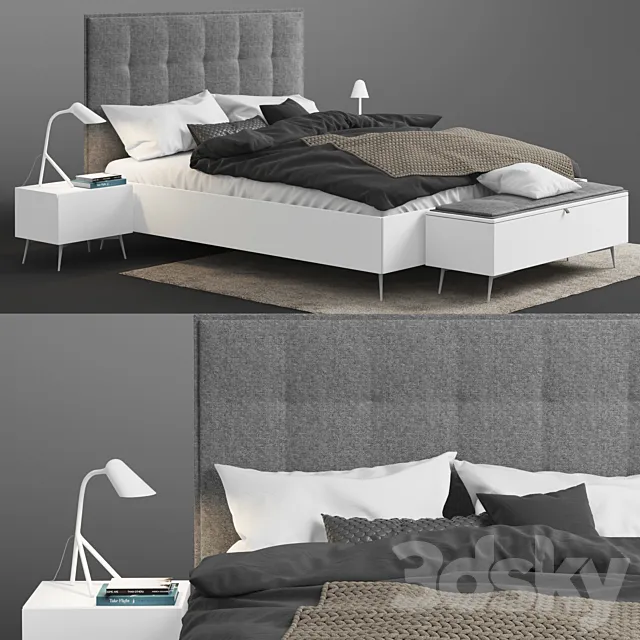 Boconcept Lugano bed 3DSMax File