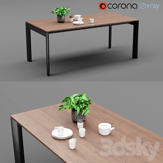 BoConcept Lyon Table 3DS Max Model