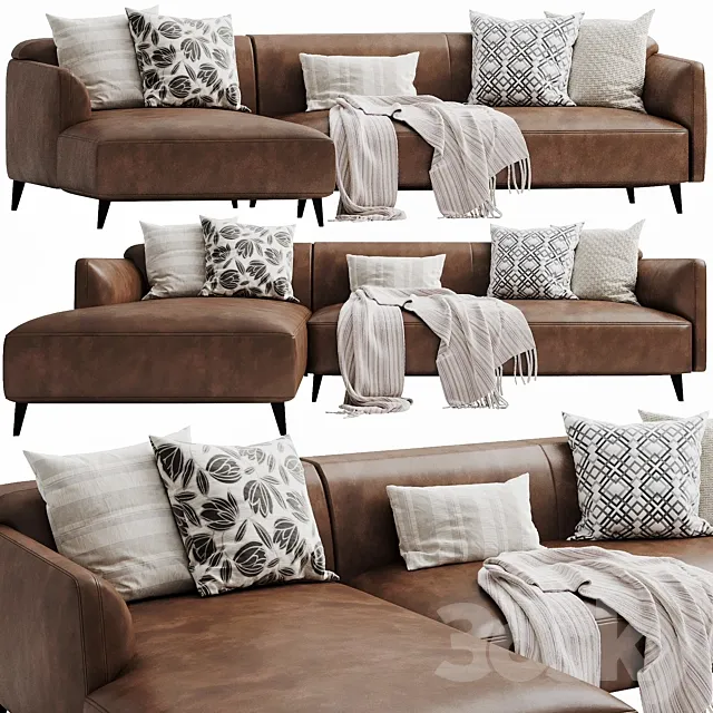 Boconcept modena chaise lounge 3DS Max Model