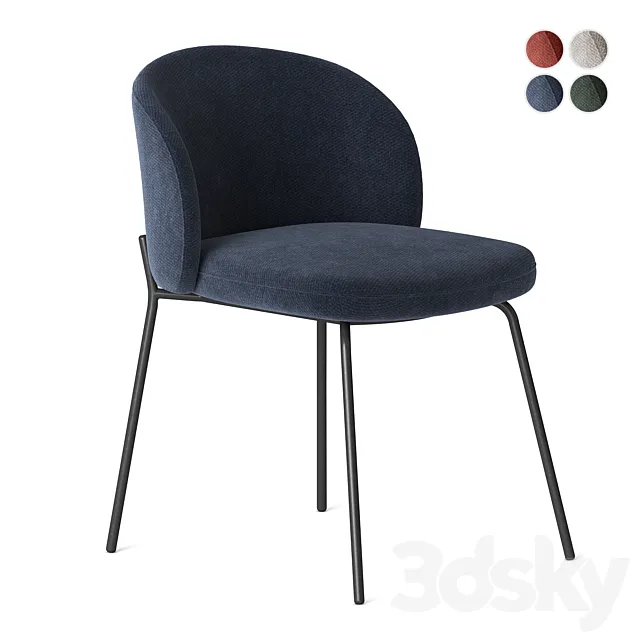 BoConcept Princeton Chair Dining 3ds Max