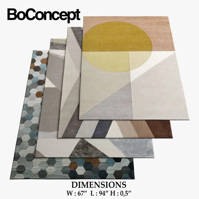 BoConcept Rugs_22 3dsMax Model