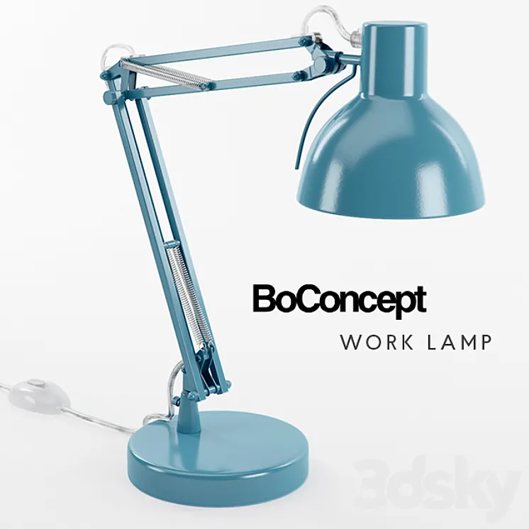 Boconcept work lamp 3DS Max