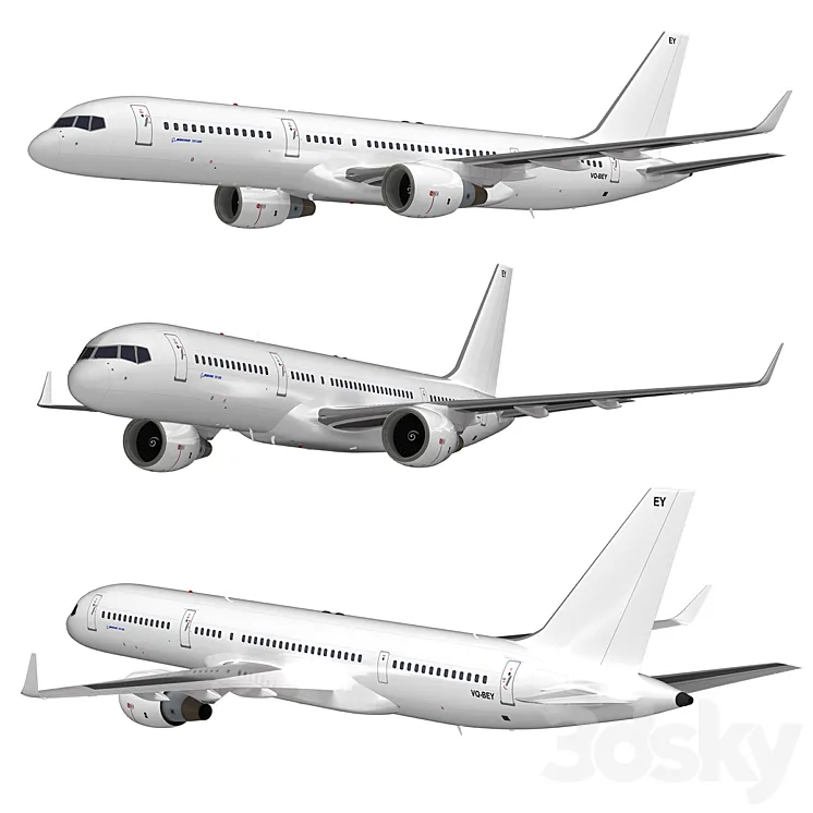 Boeing 757-200 3DS Max
