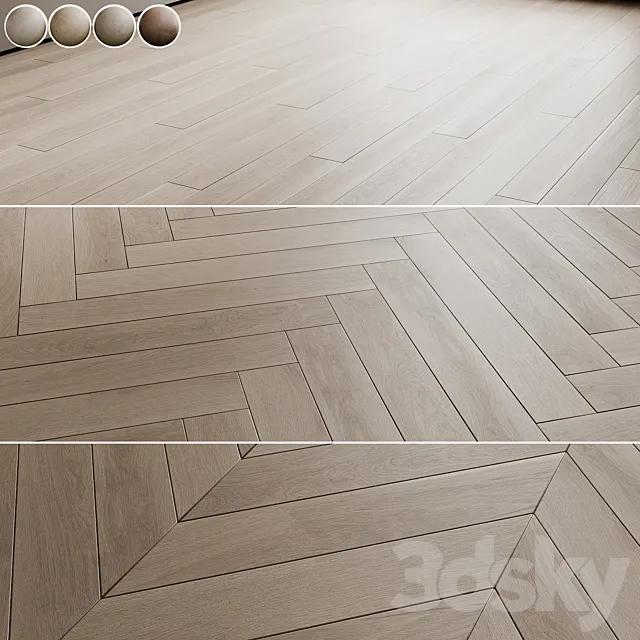 Boen parquet board wood flooring 3DS Max Model