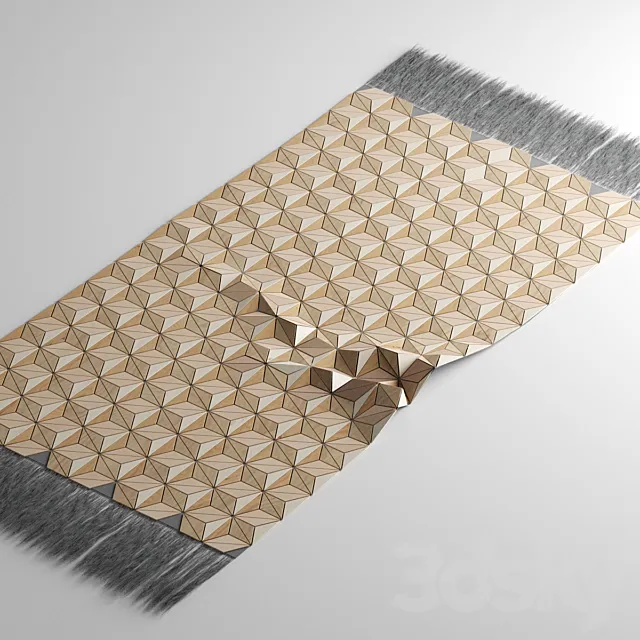 Boewer Wooden Carpet 3DS Max Model