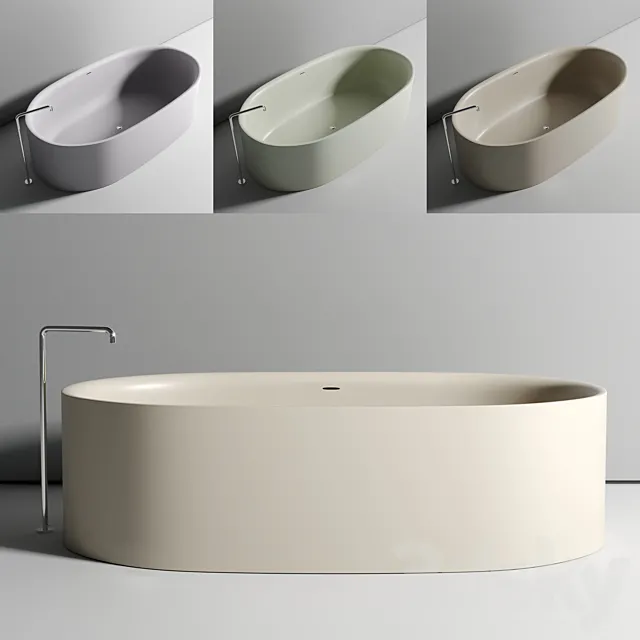 BOFFI Sabbia freestanding bathtub 3DSMax File