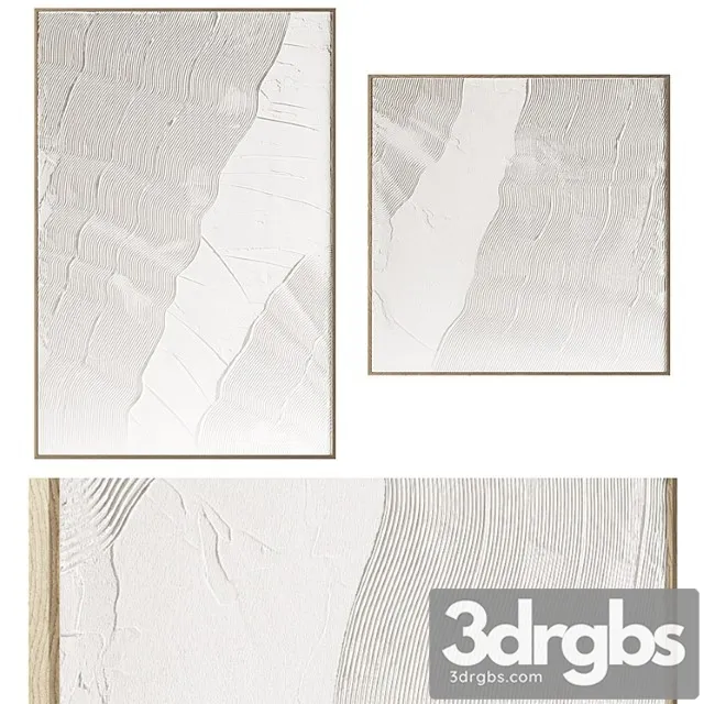 Boheme home – plaster paintings set