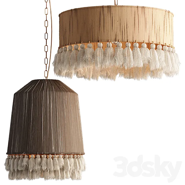 Boho Rara Pendant Lamp 3ds Max