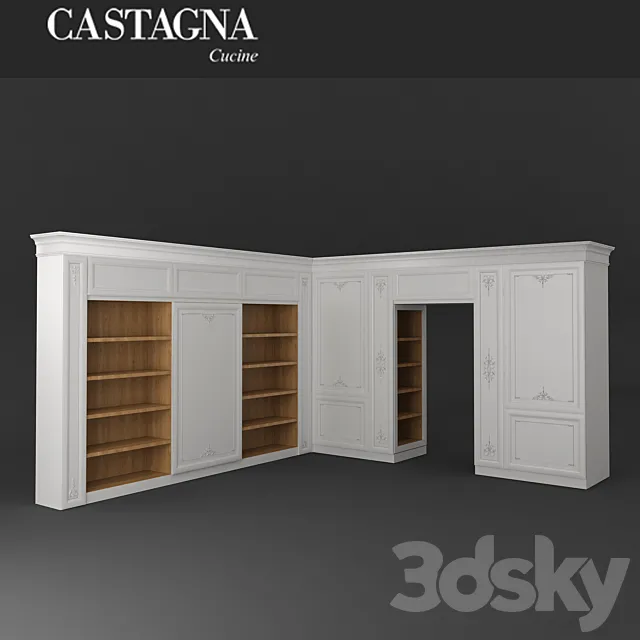 Boiserie CASTAGNA Princess 3DS Max Model