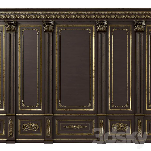 Boiserie INT-030 3ds Max