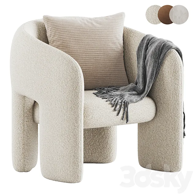 Bold Armchair by mohdern 3ds Max