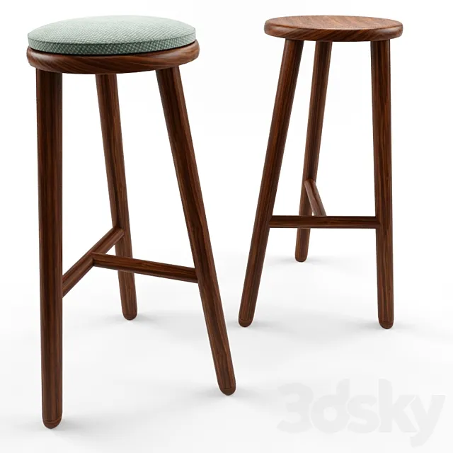 Bold Bar Stool 3ds Max