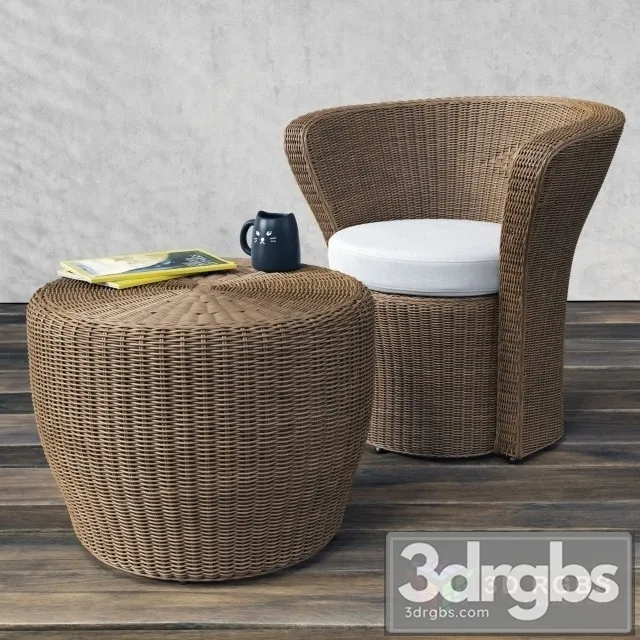 Bolero Easy Table and Chair 3dsmax Download