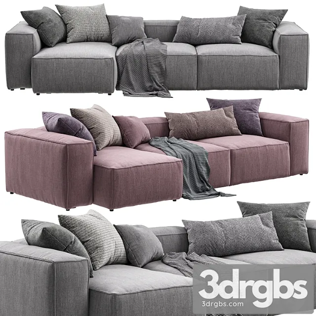 Bolia – cosima (3-seat chaise longue sofa)