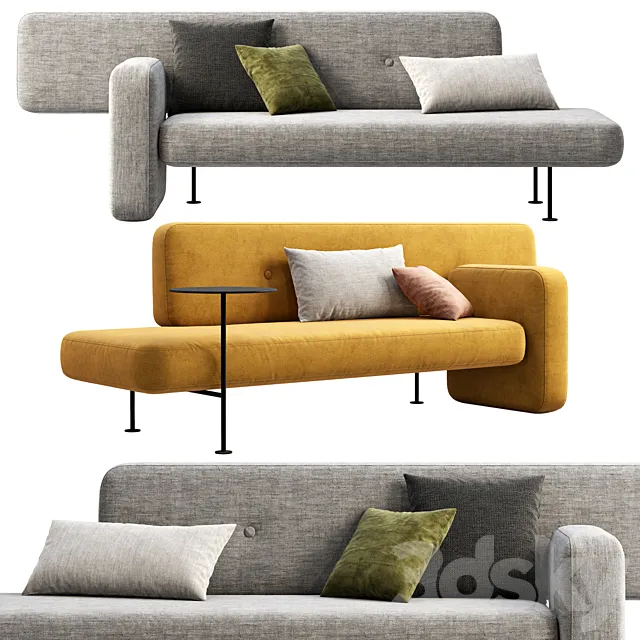 Bolia Pebble sofas 3ds Max