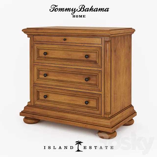 Bollard Tommy Bahama Island Estate Art. 531-621 3DSMax File