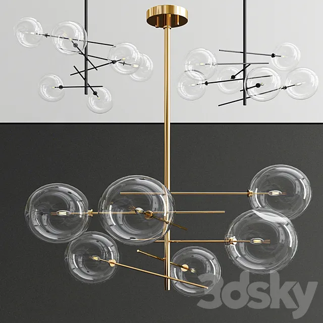 Bolle 6 Light Replica 3ds Max